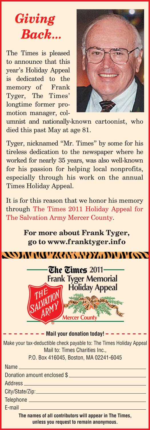Frank Tyger - 2001 Holiday Appeal